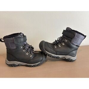 Keen toddler Kid's Kanibou Waterproof Boots gray black size 11